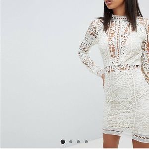 Misguided tall lace dress